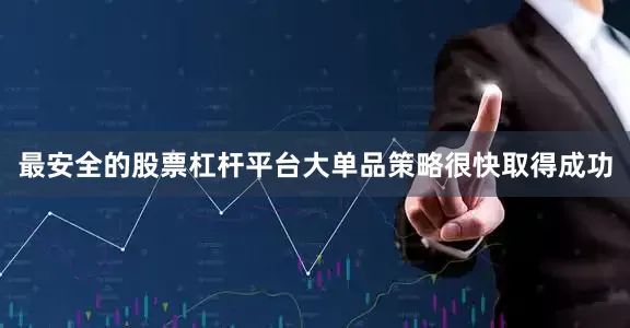 最安全的股票杠杆平台大单品策略很快取得成功